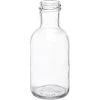 12 Oz. Clear Glass Stout Bottle, 38mm 38-2000, 12/cs