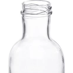 12 Oz. Clear Glass Stout Bottle, 38mm 38-2000, 12/cs -container s a0012 210w1c 4