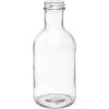 16 Oz. Clear Glass Stout Bottle, 38mm 38-405, 12/cs -container s a0016 200c1c 1