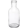 16 Oz. Clear Glass Stout Bottle, 38mm 38-2000, 12/cs