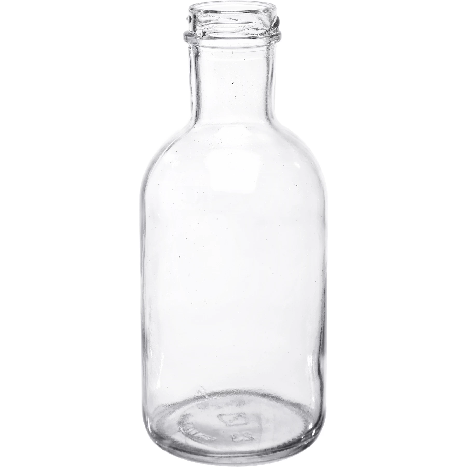 16 Oz. Clear Glass Stout Bottle, 38mm 38-2000, 12/cs 3 16 Oz. Clear Glass Stout Bottle, 38mm 38-2000, 12/cs
