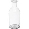32 Oz. Clear Glass Stout Bottle, 48mm 48-405, 12/cs -container s a0032 200c1c 1