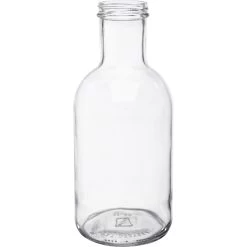 32 Oz. Clear Glass Stout Bottle, 48mm 48-405, 12/cs