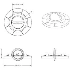 55 Gallon Drum Yellow Plastic Bug Barrier Trash Receptacle Lid 6 55 Gallon Drum Yellow Plastic Bug Barrier Trash Receptacle Lid -container s7210a drawing 1 1 1 1 1 1 1