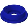 55 Gallon Drum Blue Plastic Funnel Top Recycling Lid, 5" Opening -container s8340 01 055
