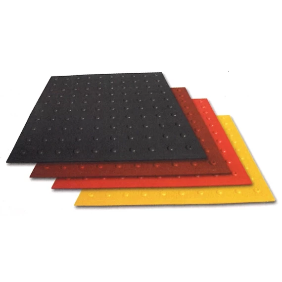 2' X 2' Safety Red Retrofit Ultra-ADA Warning Pad 4 2' X 2' Safety Red Retrofit Ultra-ADA Warning Pad - Image 2