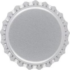 Silver Beer Bottle Caps, Oxygen Absorbing, 26 Mm Pry-Off Crown, 10,000/cs 6 Silver Beer Bottle Caps, Oxygen Absorbing, 26 Mm Pry-Off Crown, 10,000/cs -container silver beer cap 100 1