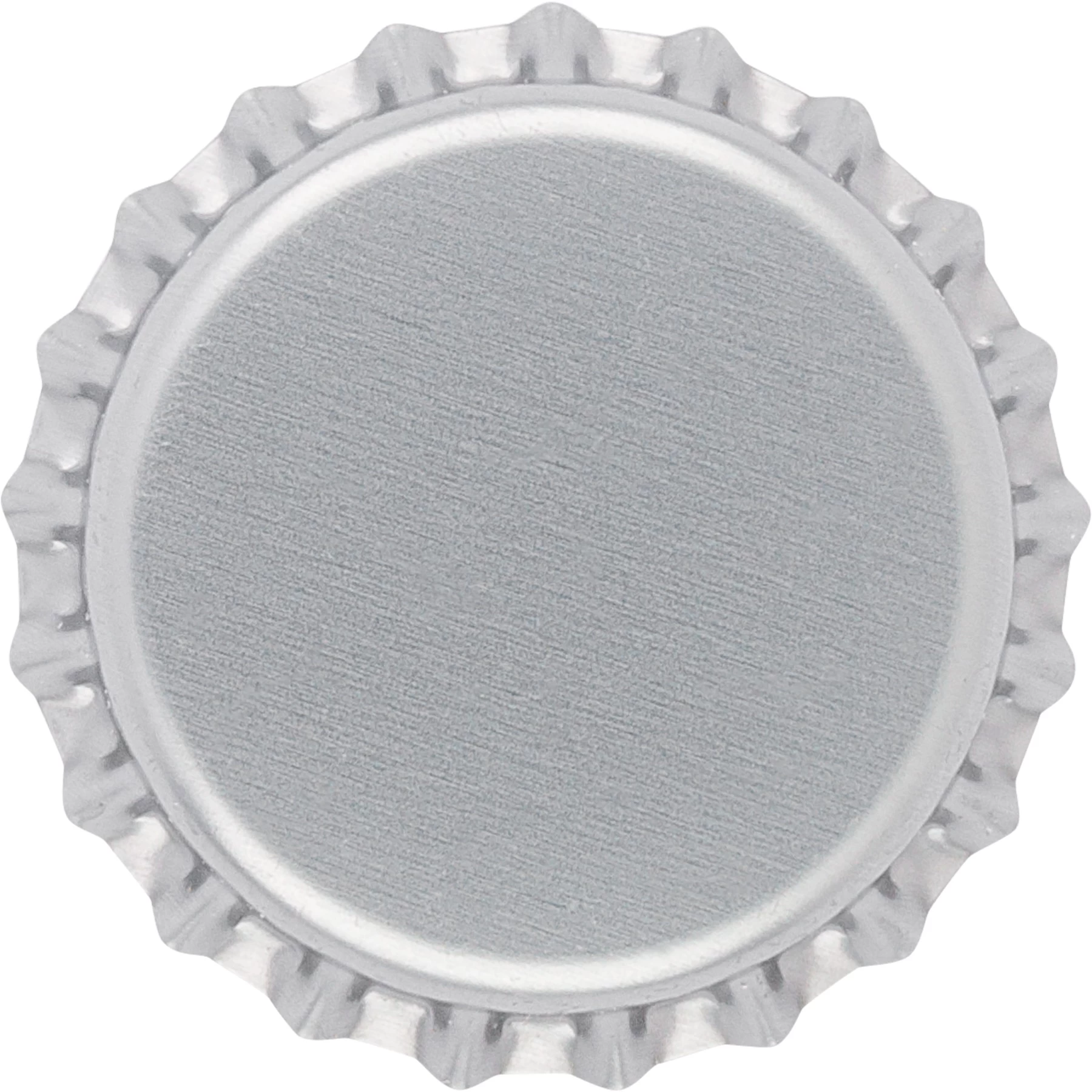 Silver Beer Bottle Caps, Oxygen Absorbing, 26 Mm Pry-Off Crown, 10,000/cs 4 Silver Beer Bottle Caps, Oxygen Absorbing, 26 Mm Pry-Off Crown, 10,000/cs - Image 2