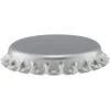 Silver Beer Bottle Caps, Oxygen Absorbing, 26 Mm Pry-Off Crown, 10,000/cs -container silver beer cap 100