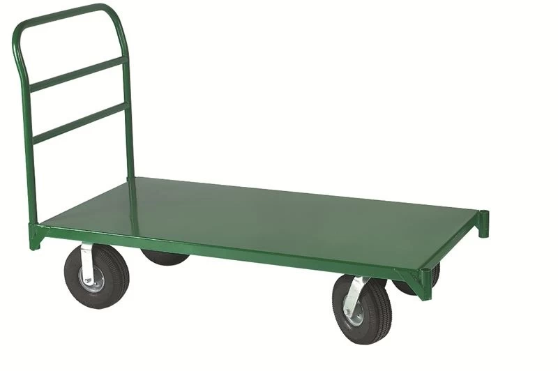 Wesco 30" X 60" Steel Platform Truck, 6" X 2" Rubber Casters, 1,800 Lb. Capacity 4 Wesco 30" X 60" Steel Platform Truck, 6" X 2" Rubber Casters, 1,800 Lb. Capacity - Image 2