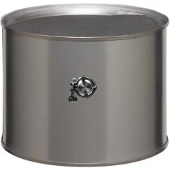 5 Gallon Stainless Steel Wine Barrel W/2 Tri-Clover