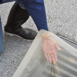 18" Clear Square Ultra-Drain Seal 7 18" Clear Square Ultra-Drain Seal -container ultra drain seals3 4