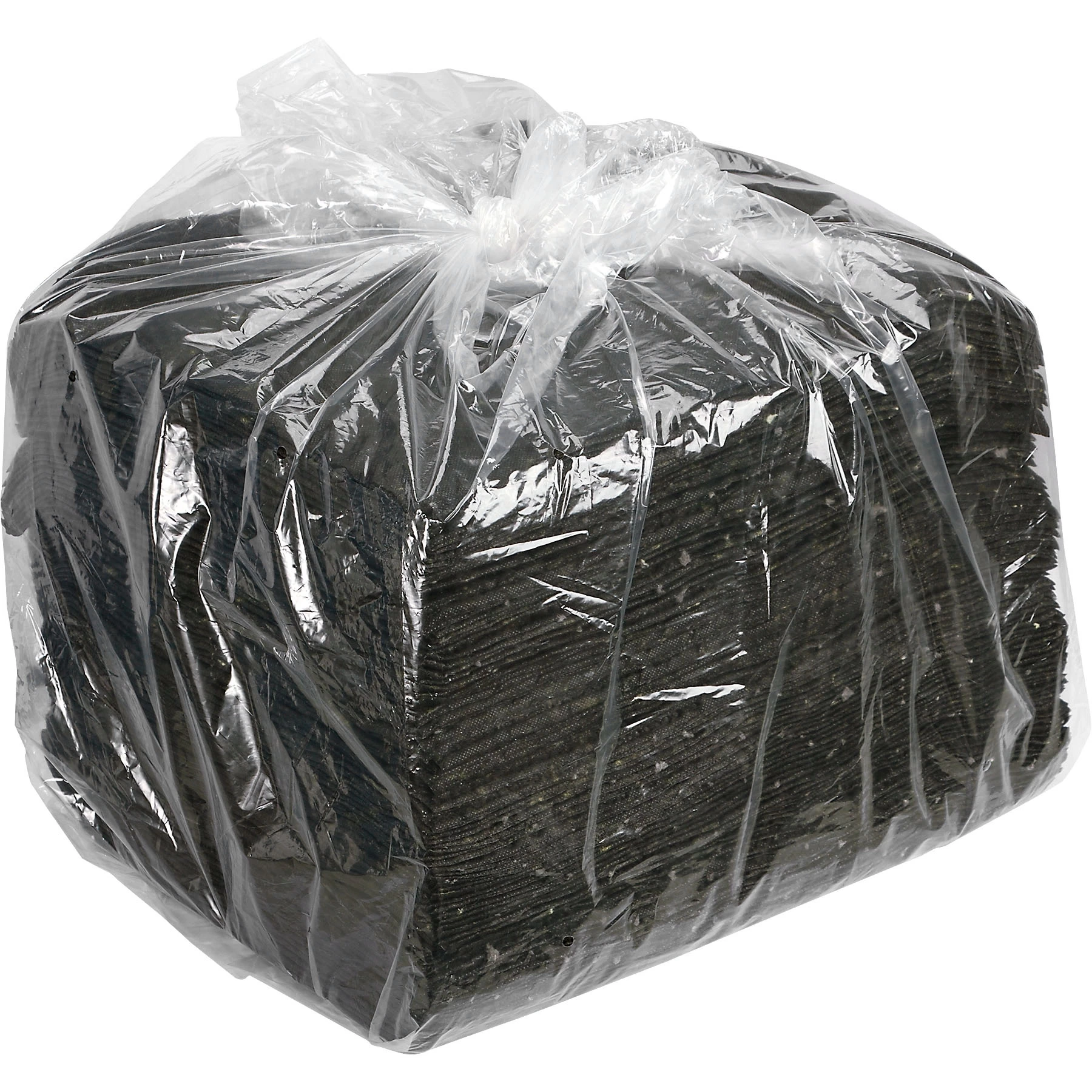 15" X 18" Heavy-Weight Univ. Absorbent Pads, Recycled, Gray (100 Pads/bag) 4 15" X 18" Heavy-Weight Univ. Absorbent Pads, Recycled, Gray (100 Pads/bag) - Image 2