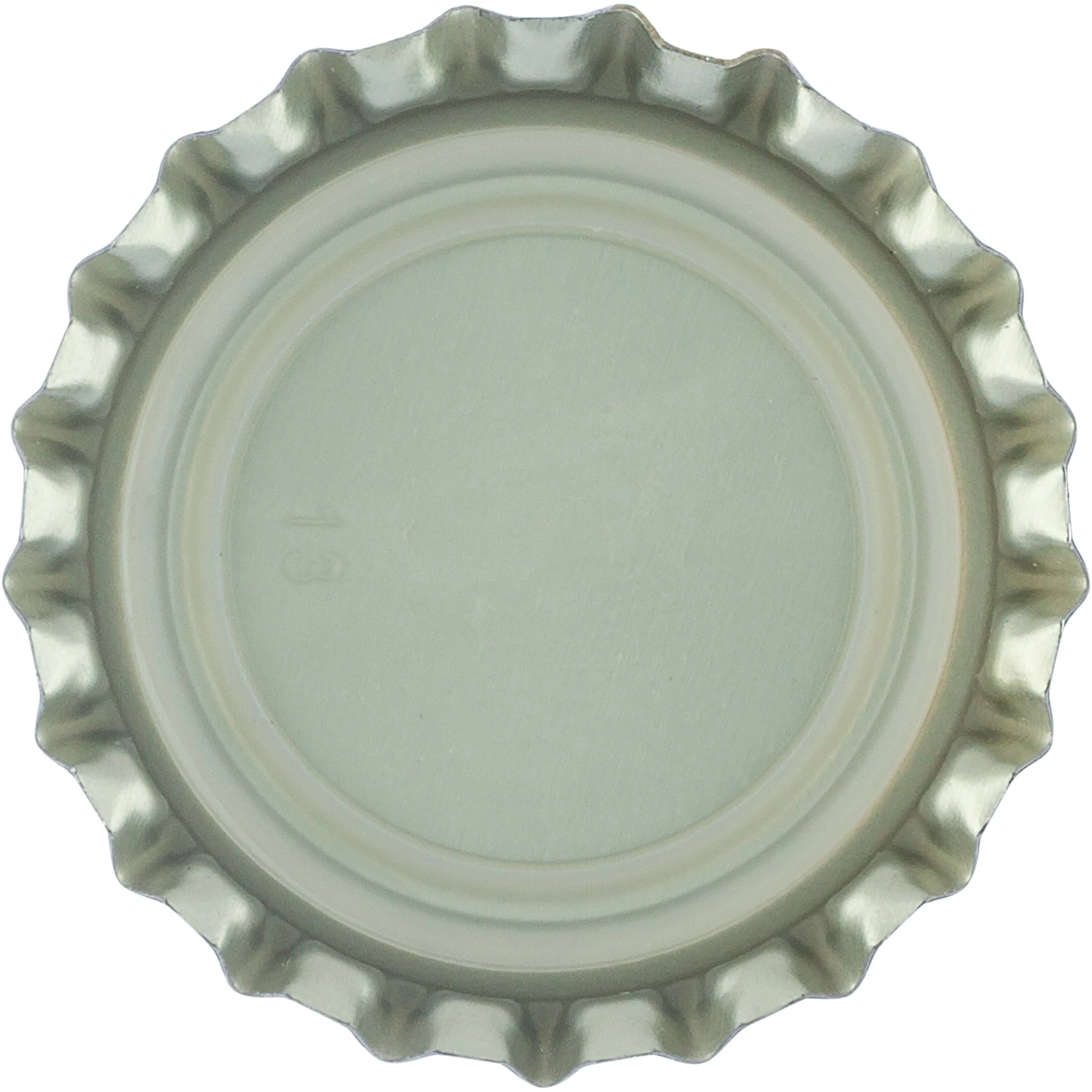 White Beer Bottle Caps, Oxygen Absorbing, 26 Mm Pry-Off Crown, 10,000/cs 5 White Beer Bottle Caps, Oxygen Absorbing, 26 Mm Pry-Off Crown, 10,000/cs - Image 3