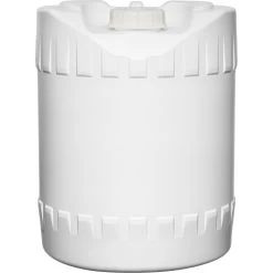 5 Gallon Round White HDPE Plastic Tight Head Pail And Cap, 70mm