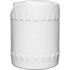 5 Gallon Round White HDPE Plastic Tight Head Pail And Cap, 70mm 8 5 Gallon Round White HDPE Plastic Tight Head Pail And Cap, 70mm -container white hdpe plastic tight head pail with cap 57wthw 2