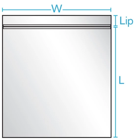 6" X 9" Zip-Top Reclosable Poly Bags, 2 Mil, Clear, 1,000/cs 4 6" X 9" Zip-Top Reclosable Poly Bags, 2 Mil, Clear, 1,000/cs - Image 2